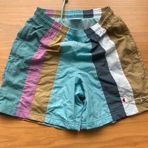 Men’s champion size small mesh lined swim trunks